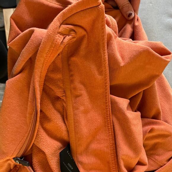 Basin + Range Quarter Zip Pullover Top Men's Medium Orange Outdoor - Picture 8 of 10